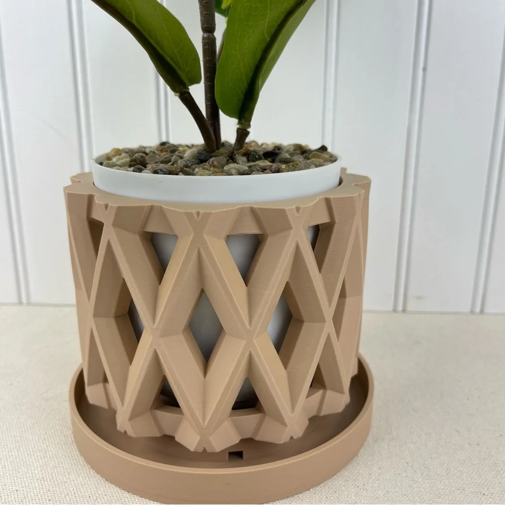 Modern Orchid Plant Pot, The Alune Orchid Planter, 3D Printed